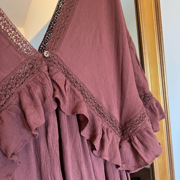 Free People Paradiso Maxi Dress -Withered Rose colour - Size Small - Picture 6 of 6